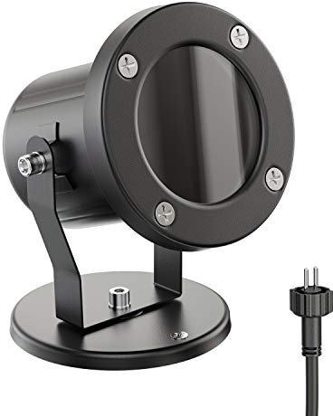 ledscom.de Gartenstrahler KUK für außen, IP55, schwarz, 1x GU5.3 max. 15W