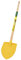 Leborgne, Bêche de Jardinage pour Enfant, Longueur du Manche 70 cm, Tête en Plastique Durable, Manche en Bois PEFC, Couleur Aléatoire (Jaune ou Vert), Idéale pour Initier Les Petits au Jardinage