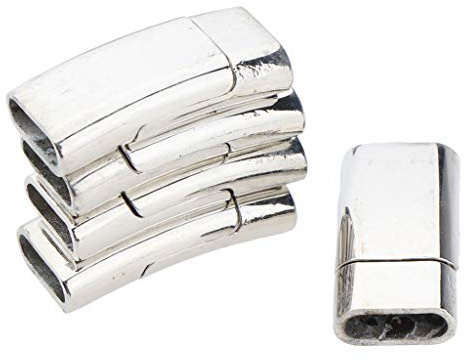 chiwanji 5 Sätze Rechteck Magnetverschluss Steckverbinder aus aus DIY Schmuck Armband Machen