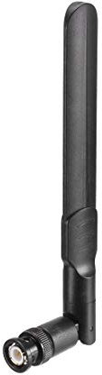 Sourcingmap Antena WiFi 8dBi SMA/RP-SMA/BNC/N tipo macho 2,4/5,8 GHz de doble banda omni dirección, compatible con antena Bluetooth/Zigbee tipo paddle