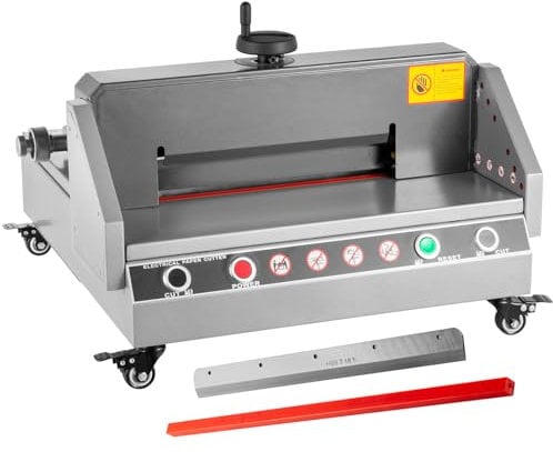 VEVOR Tagliacarte elettrico 0-330, Tagliacarte elettrico, Taglierina a Leva 40mm, Taglierina Elettrica, Tagliacarte Industriale, Tagliacarte Resistente, per Ufficio, per Fotografie