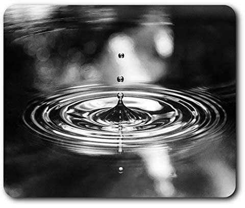 Destination Vinyl ltd Water Droplet Nature Calm Zen Yoga Mouse Mat Pad Computer PC Laptop Gaming Office Home Desk Accessory Gadget #37884
