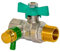 Trinkwasser Messing Kugelhahn DVGW ½“-11/4“ Zoll IG-AG Knebelgriff u Entleerung Größe 3/4