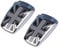 LEXIANG 1pair UK Design Style Car Window Wiper Washer Spray Nozzle Covers For MINI Cooper R55 R56 R57 R58 R59 F56 F55