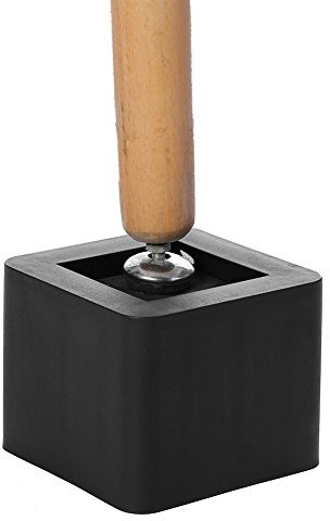 Wakects Sofamöbelerhöhungen, PP-Kunststoff, Schreibtischerhöhung, stapelbar, Betterhöhung, quadratische Sofa-Erhöhung, Blöcke für Tisch, Stühle, Sofa, 10,5 x 10,5 x 8,5 cm, 4 Stück