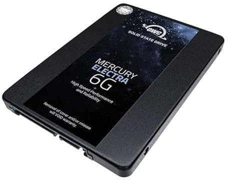 OWC - Mercury Electra 6G de 500 GB - Unidad de estado sólido SATA de 6 Gb/s de 2.5 pulgadas, 7 mm