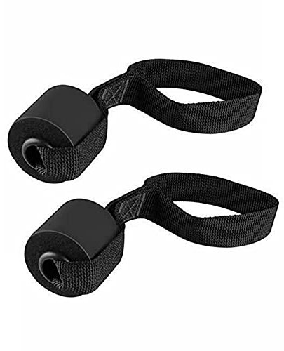 Türanker für Widerstandsbänder, Krafttraining, ergonomisch, rutschfest, schwere Türanker für Trainingsbänder, Klimmzugbänder, Krafttraining, ergonomisch, Schwarz, 2 Stück