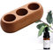 JasCherry 3 Botellas Caja de Aceite Esencial Contenedor Organizador de Madera Expositores Estuche Portátil Caja de Almacenamiento de Aromaterapia para Perfume, Aceite Esencial para Negocios