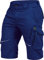 Leibwächter Arbeitsshorts Herren Flex Line Kornblau – Größe 42 – Robuste Cargo Hose mit Taschen – Handwerker Shorts – Berufsbekleidung – Multifunktionshose mit Reflektoren