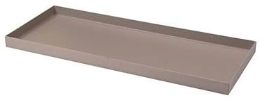 Decorsapce Sottovaso ''Sottocassa Schio'' in plastica da Esterno per Fiori e Piante (80 cm, Cappuccino)
