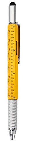 Stylo multifonction – Gadget – Gadget 6 en 1 cool gadget avec tournevis, règle, niveau, stylo à bille et stylet, tournevis Kot-au