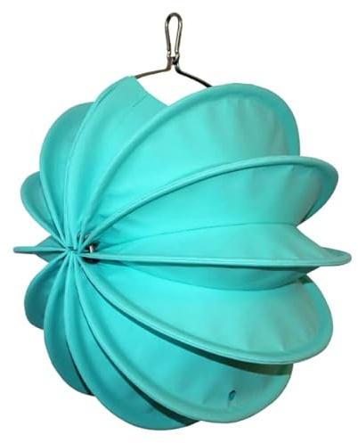 Lampion Barlooon I Wetterfester Lampion I Garten und Terrasse Outdoor Aussen I Handarbeit aus Deutschland (türkis, Ø 50 cm)