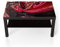DEQORI Glastisch | schwarz groß 90x50 cm | Motiv Marmor-Lavafluss | ausgefallener Beistelltisch aus Glas | Hochglanz Couchtisch fürs Wohnzimmer | moderner Couch Tisch mit Design