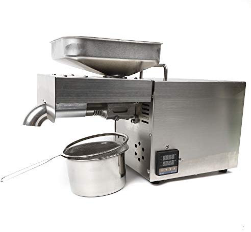 610W Ölpresse 304 Edelstahl Ölpresse Maschin Öl Pressmaschine Elektrische Ölmühle Automatische Lebensmittelqualität Ölpresse Maschine