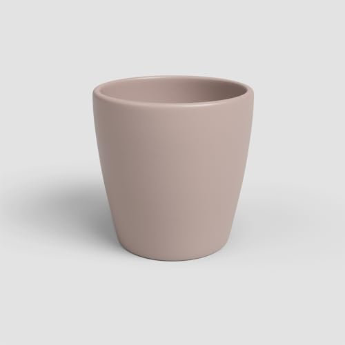 Artevasi Thalia Vaso per Orchidee, Vaso in Ceramica, Diametro 14cm, Colore Rosa Antico