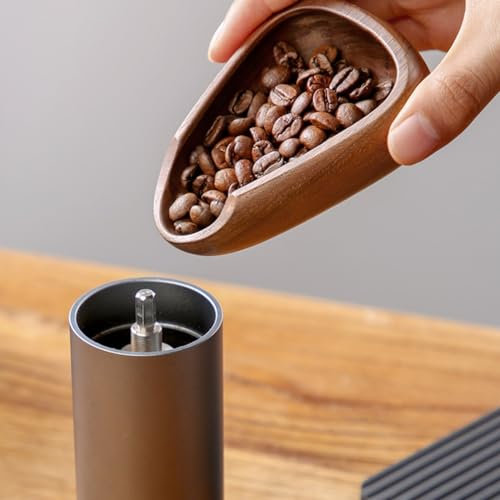 Coffee Weighing Tray.Solid Wood Hand Brewing Weighing Container Tea Scale Tea Measuring Cup