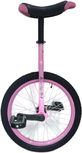 QYMLSH Outdoor-Einrad Pink Girl 20/18/16 Zoll Räder, rosa Einrad, freistehendes Einsteigerfahrrad, verwendet for Outdoor-Fitnessübungen (Size : 16inch)