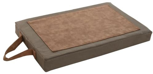 Home ESPRIT Bodenkissen Braun Baumwolle Polyester 40 x 25 x 4 cm