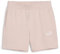 PUMA ESS Small No. 1 Logo 5'' High-Waist Shorts TR (s), Short tricoté Femme, Rose Quartz, XS