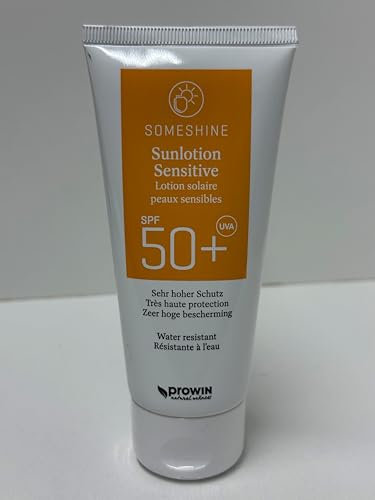 proWIN SOMESHINE Sunlotion SENSITIVE SPF 50 UVA 100ml - sehr hoher Schutz - Sonnenmilch