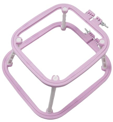 Baoblaze Desktop Embroidery Frame Embroidery Hoop Display Frame Desktop Stand Holder Embroidery Table Stand Cross Stitch Frame for DIY, Light