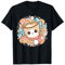 Tasse à café Kawaii avec Sweet Treat Friends Latte Art T-Shirt
