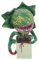 Yardenfun 1stk Halloween-Dekoration Halloween-Blumenverzierung Feenfigur Künstliche Halloween-Pflanze Halloween-Ornamente Kannibalische Pflanzenverzierung Halloween-tischplatte Harz Green