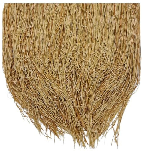 LKXHarleya - Teja de Paja de Palma simulada de 47 x 50 cm, Teja de Paja Artificial para techos de Casas, tapete de Paja para techos de Bricolaje, Material Decorativo