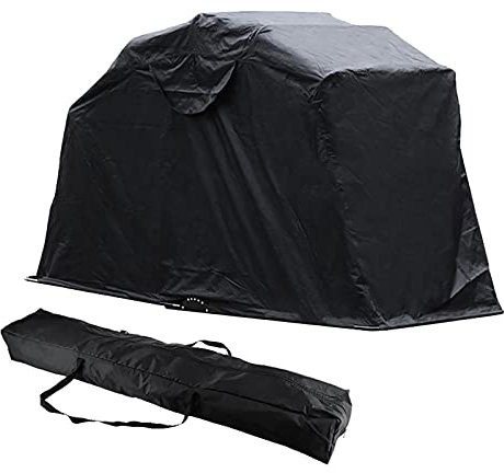 Tenda da moto universale, pieghevole, impermeabile, con protezione UV, borsa per il trasporto e telone