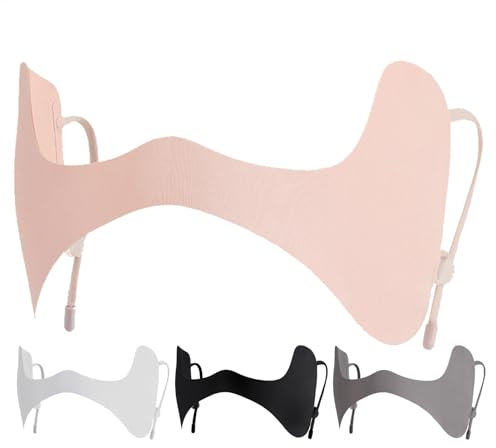 Sun Eye Patches, Reusable Under Sunblock Patches, UV Protection Mark, Sunscreen for Sensitive Skin, Sun Shield for Golfers, Travel-Friendly, 2.5 X 2 Inches, White, 5 Pairs