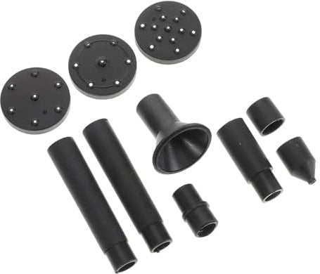 YARNOW 10Stücke Teiliges Solarbrunnen Düsen Kit für Teich und Vogelbad Solarbetriebene Wasserpumpe mit Variablen Sprüheffekten für Garten und Außenbereich