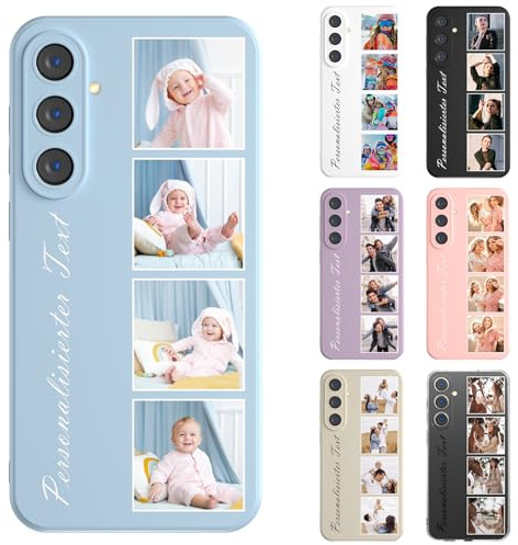 LSXYHQLD Personalisierte Handyhülle für Samsung Galaxy A13 4G | Foto und Text selbst gestalten, TPU Case mit eigenem Bild, Geschenkidee für Frauen Männer zu Weihnachten Muttertag Vatertag