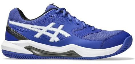 ASICS Gel-Dedicate 8 Clay, Sneaker Hombre, Blanco Cobalto Oscuro, 41.5 EU