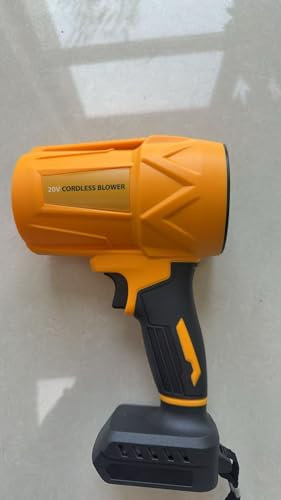 Small Handheld Leaf Blower Cordless Fit for De.Walt Battery, 125-MPH 430-CFM, Battery Powered Blower, for Lawn Care/Patio Cleaning/Blowing Leaves and Dust (No Battery)