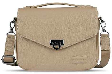 bugatti Elsa Classic Bag aus Leder für Damen, Frauen-Handtasche mit Schulterriemen