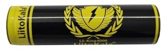 Batteria da 4000 mAh 3,7volt Premium King super potente per torcie, telecamere, pannelli solari, monitor a batteria, telecomandi, professionali e potenti