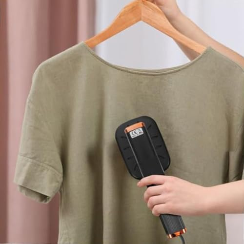 Vapore portatile da viaggio, girevole a 180°, compatto, pieghevole, portatile, mini vaporizzatore per ferro da stiro antirughe per viaggi (nero)