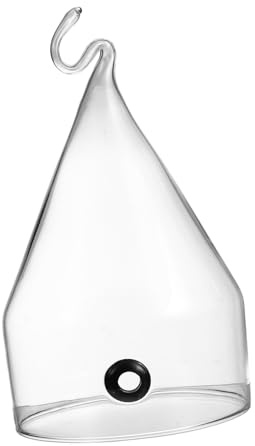 Cabilock Cloche Verre Transparent pour Pâtisseries Résistante Chaleur avec Aération Présentoir à Gâteaux et Fromages Couvercle Pratique pour Desserts et Sandwiches