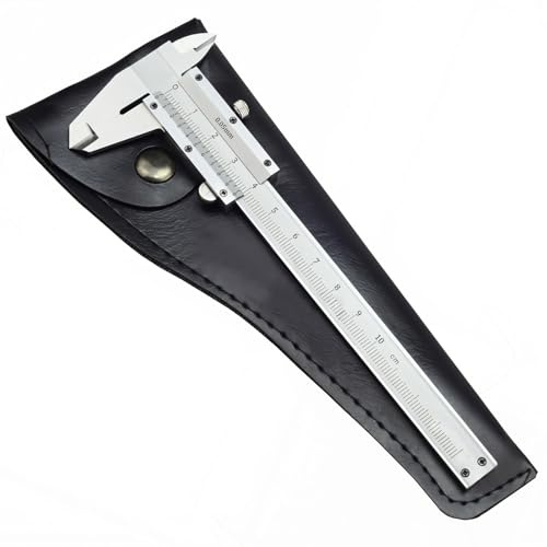 Kesiku Vernier Caliper 100mm, Calipers Measuring Tool 1pc | Precision Carbon Steel Vernier Gauge for DIY/Household/Industrial Use, Accuracy 0.05mm