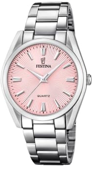 Festina Kinderuhr Junge und Mädchen Analog aus Edelstahl 316L | Quarzuhr, Widerstandsfähiges Mineralglas, Wasserdicht 5 ATM, F20622/N, Boyfriend