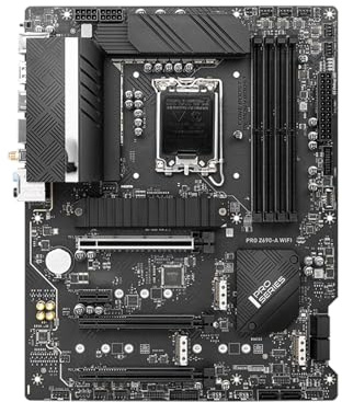 Placa Madre Fit For MSI Pro Z690-A Placa Base WiFi Intel Z690 Chipset Compatible con i9-12900K i7-12700K i5-12400F CPU LGA1700 Socket 2xDDR5 NVME M.2