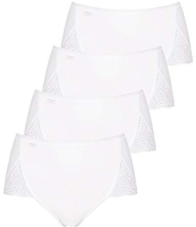 Sloggi Pure Sense Luxe Maxi 4er Pack white 48