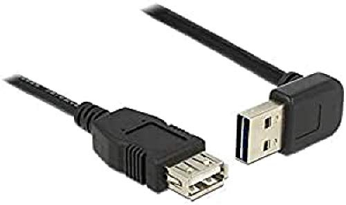 DeLOCK 85177 0,5 m USB A USB A männlich weiblich schwarz Kabel USB – Kabel USB (0,5 m, USB A, USB A, 2.0, männlich/weiblich, schwarz)