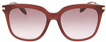 Alexander Mcqueen Damen Am0107S 003 55 Sonnenbrille, Rot (003/Burgundy/Pink)