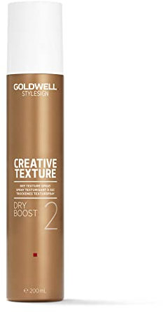 Goldwell Stylesign Creative Texture Dry Boost Textur Spray, Texturverleihendes Spray für glattes, welliges und lockiges Haar, 200 ml