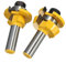 TuToy Rb11 Shaker Bevel Rail und Stile Glue Joint RouterBit für Schranktür 1/2 Zoll