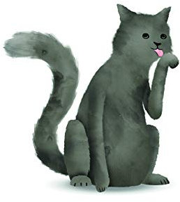 Komar Wandbild | Cute Animal Cat | Poster, Bild, Kinderzimmer, Wohnzimmer, Schlafzimmer, Dekoration, Kunstdruck | ohne Rahmen | P111K-50x70 | Größe: 50 x 70 cm (Breite x Höhe)