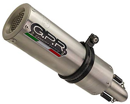 Homologierte auspuff mit verbindungsrohr und katalysator GPR M3 Inox Kompatibel mit Yamaha Xj 6 - Xj 600 Diversion 2009/15 e3