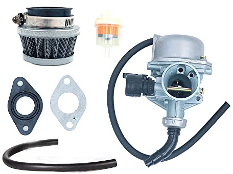 ANCLLO Motorcycle PZ19 Carburetor with Air Filter Fuel Filter Spark Plug Replacement For 50cc 70cc 90cc 110cc 125cc Chinese ATV Go kart Mopeds Motor Scooter
