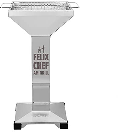 Herz & Heim® Geburtstagsgeschenk Holzkohle-Grill mit Namensgravur